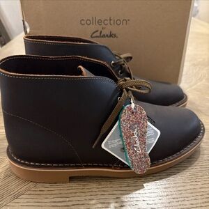 Clarks Men's Bushacre 3  Beeswax Leather size 8